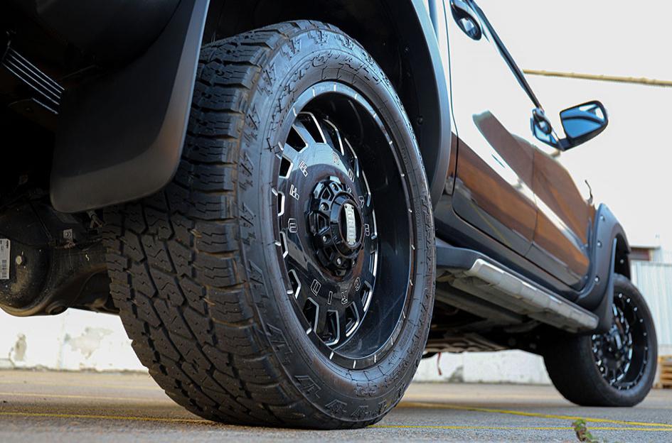 FORD RANGER RAPTOR GD03 GLOSS BLACK MILLED ACCENTS